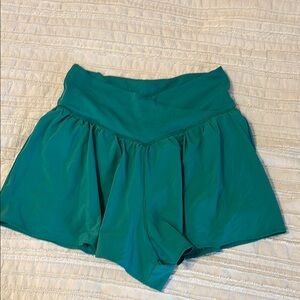 Women's Green Shorts